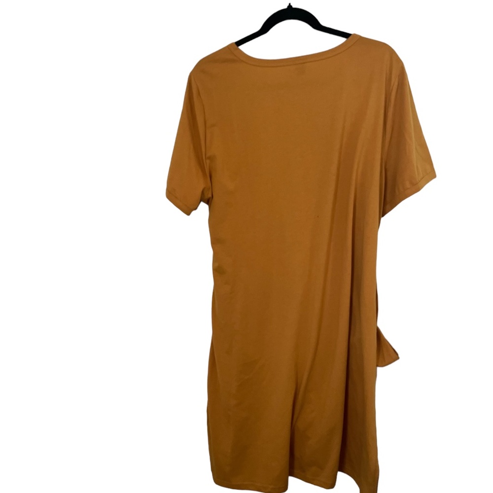 Yellow wrap dress - Picture 3 of 4